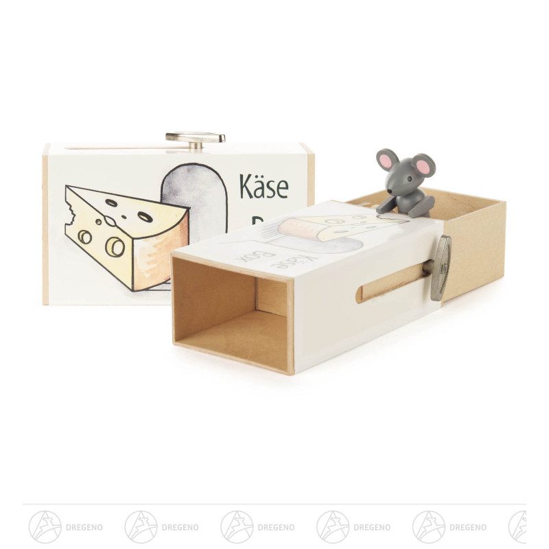 Schiebebox Käse-Box mit Maus Melodie: Small World 6cm