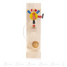 Schaukelfigur Clown, gelb 13cm