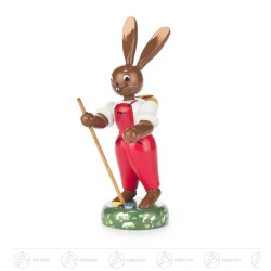 Hase mit Tragekorb 10cm