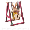 Hase Stupsi auf Schaukel 12cm
