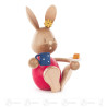 Hase Stupsi mit Kaffeetasse u.Kuchen 11cm