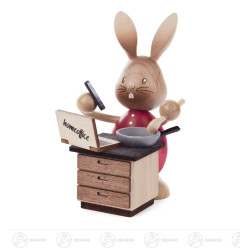 Hase Stupsi Homeoffice 13x12cm