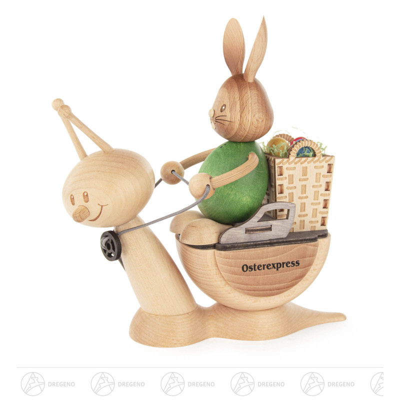 Osterexpress Hase Stupsi mit Sunny 20x19cm