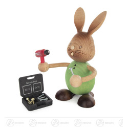 Hase Stupsi Handwerker 12cm