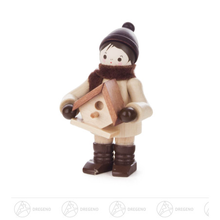 Winterkind mit Starkasten natur 6cm
