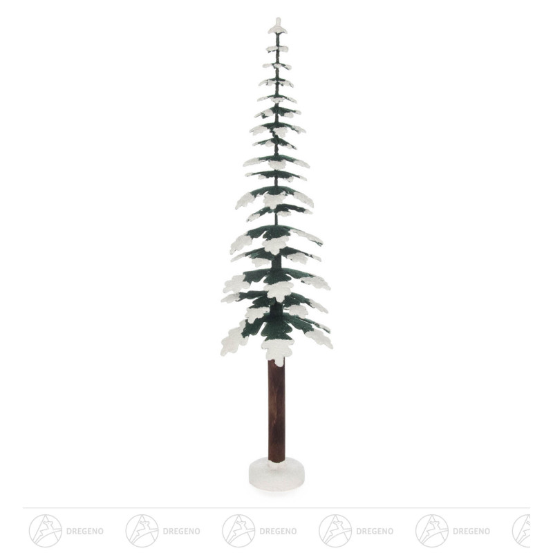 Fichte grün/weiß 40cm mit großem Sockel