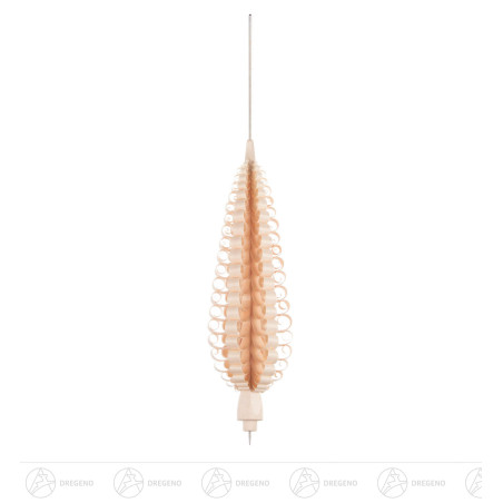 Spanbaum 20cm mit Bohrung und Pyramidennadel