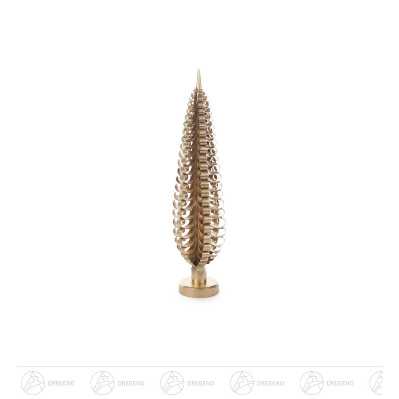 Spanbaum vergoldet, 25cm