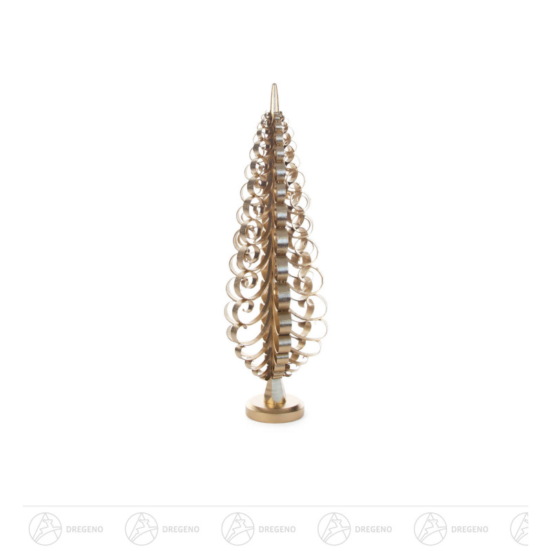 Spanbaum vergoldet, 35cm