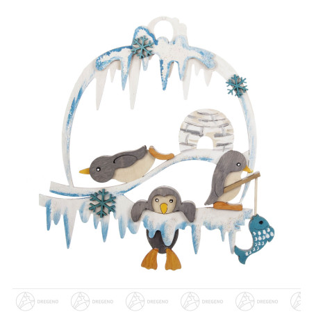 Bastelset Fensterbild Pinguin 19x21cm