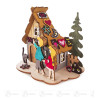 Bastelset Teelichthalter Hänsel und Gretel 12x16cm