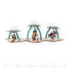 Bastelset Teelichthalter 3 Pinguine 12x13cm