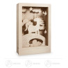 Holzbausatz 3D Einhorn 13-tlg 20x30x6,5cm natur