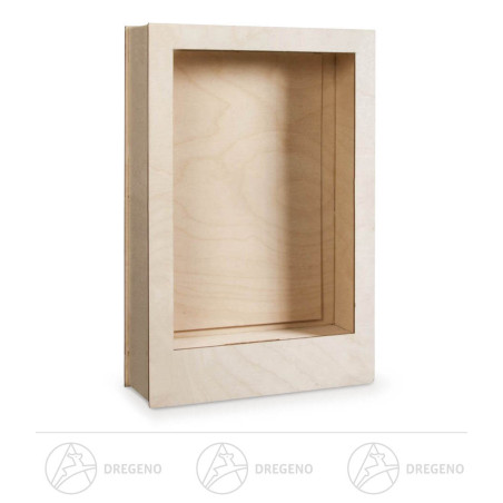 Holzbausatz 3D Motivrahmen 8-tlg 20x30x6,6cm natur