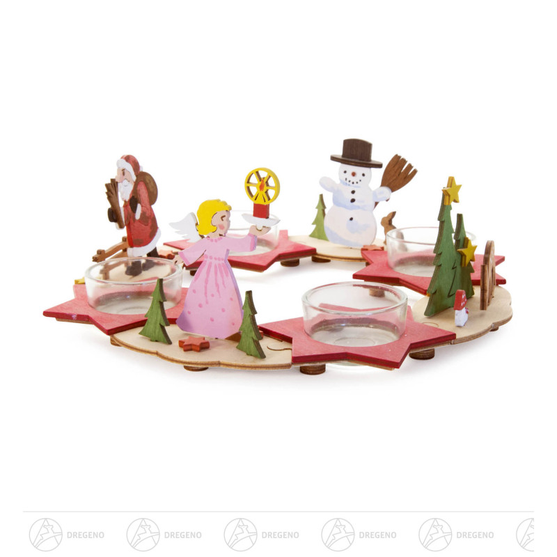 Bastelset Adventskranz  24x8x24cm