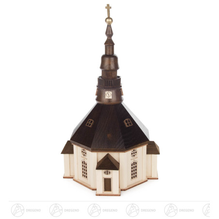 Lichterhaus Seiffener Kirche 22cm