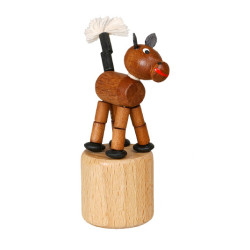 Pferd braun  Wackeltier