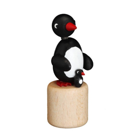 Pinguin mit Kind Wackeltier