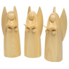 Halleluja-Engel natur 3-teilig 12cm