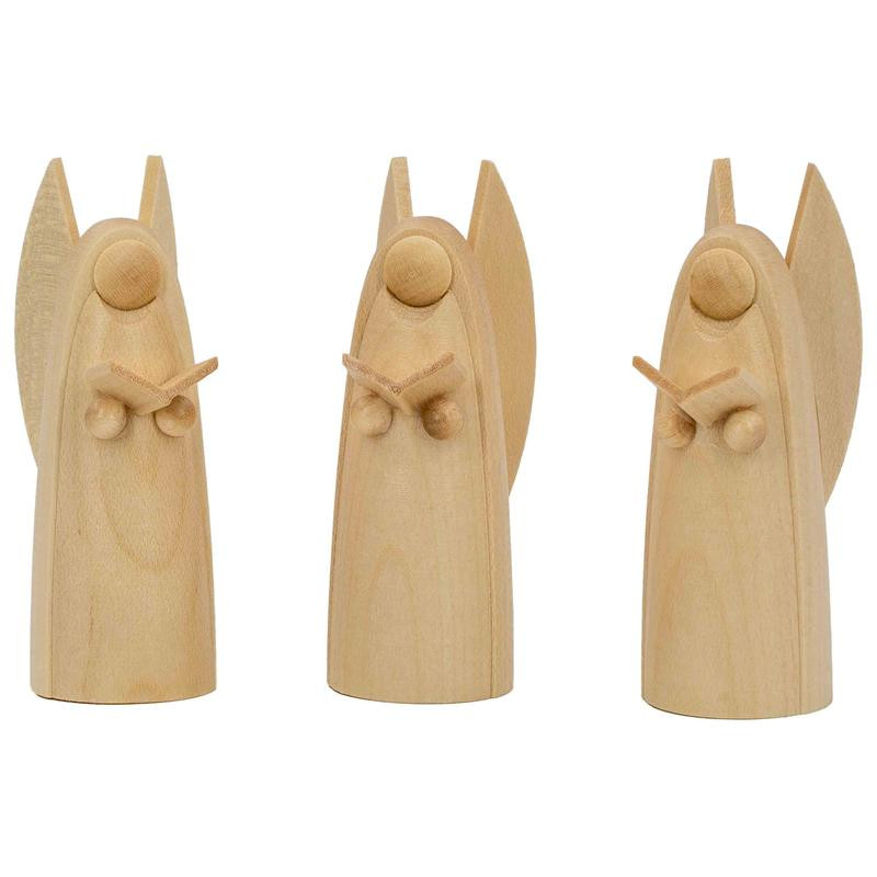 Halleluja-Engel natur 3-teilig 6cm