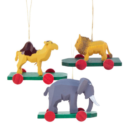 Behang Wildtiere auf Rädern, groß (3) 4cm
