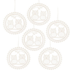 Behang Eulen in Kugel...