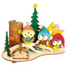 Bastelset Rauchhaus Eulen 14 x 18cm