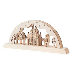 Serviettenständer mit Dresdner Frauenkirche 23x10cm