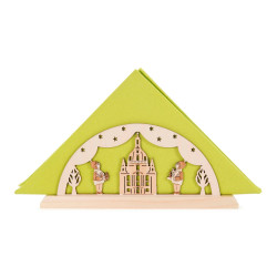 Serviettenständer mit Dresdner Frauenkirche 23x10cm