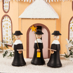 Lichterhaus Seiffener Kirche, elektr. Beleuchtung 46cm