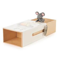 Schiebebox Käse-Box mit Maus Melodie: Small World 6cm