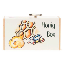 Schiebebox Honig-Box mit Bär Melodie: Bienchen summ herum 6cm