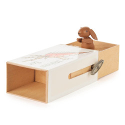 Schiebebox Möhren-Box mit Hase Melodie: Humpty Dumpty 6cm