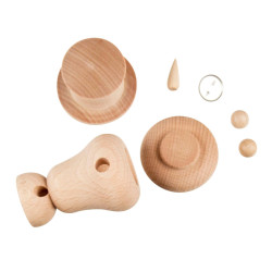 Bastelset Miniatur Räuchermann Schneemann 11x4cm