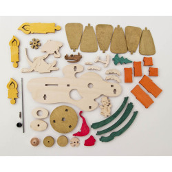 Bastelset Wärmespiel Erdmännchen 16x25cm