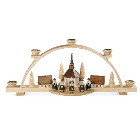 Schwibbogen Kurrende, natur