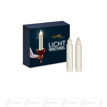 LUMIX CLASSIC MINI S,-superlight- Erweiterungs-Set 2 Kerzen, 2 Batterien
