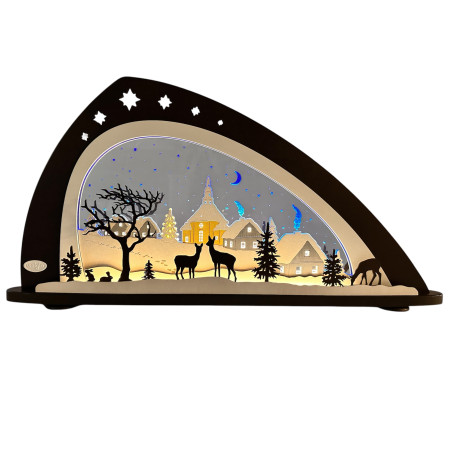 Schwibbogen LED Stille Nacht 60c33x6cm