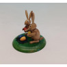 2 Hasen auf Sockel Osterschnäppchen