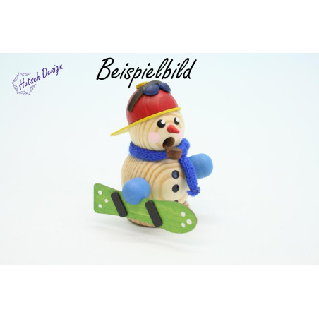 Snowboard Bastelsatz Räuchermännchen 8 cm