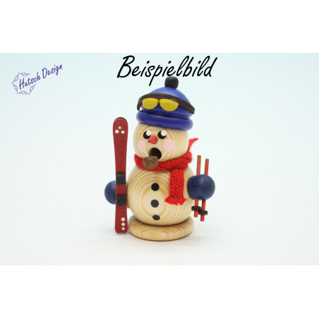 Bastelsatz Skifahrer Räuchermännchen 8 cm