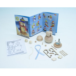 Schlittenfahrer Bastelsatz Räuchermännchen 8 cm