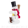 Räuchermann Schneemann mit Eichhörnchen