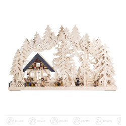 Schwibbogen Schwibbogenwerkstattgroß, indirekt elektrisch beleuchtet