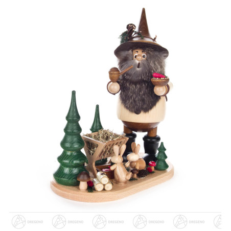 Räuchermann Waldwichtel Futterkrippe