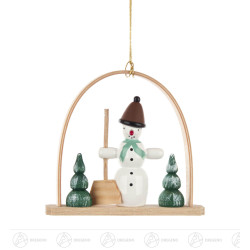 Behang Schneemann mit...