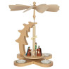 Tannenpyramide Christi Geburt für Teelichte 27cm