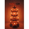 Pyramide Christi Geburt natur, 4-stöckig, elektrisch beleuchtet und betrieben, 86 cm