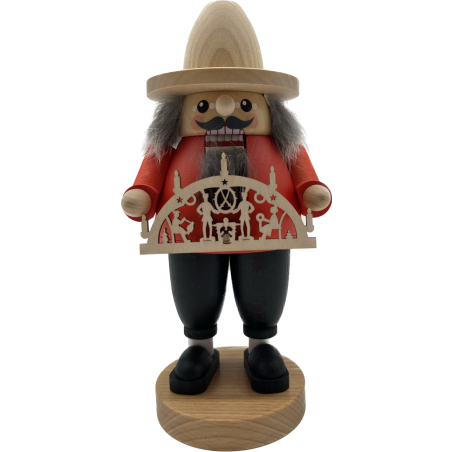 Nussknacker mit Schwibbogen 21cm