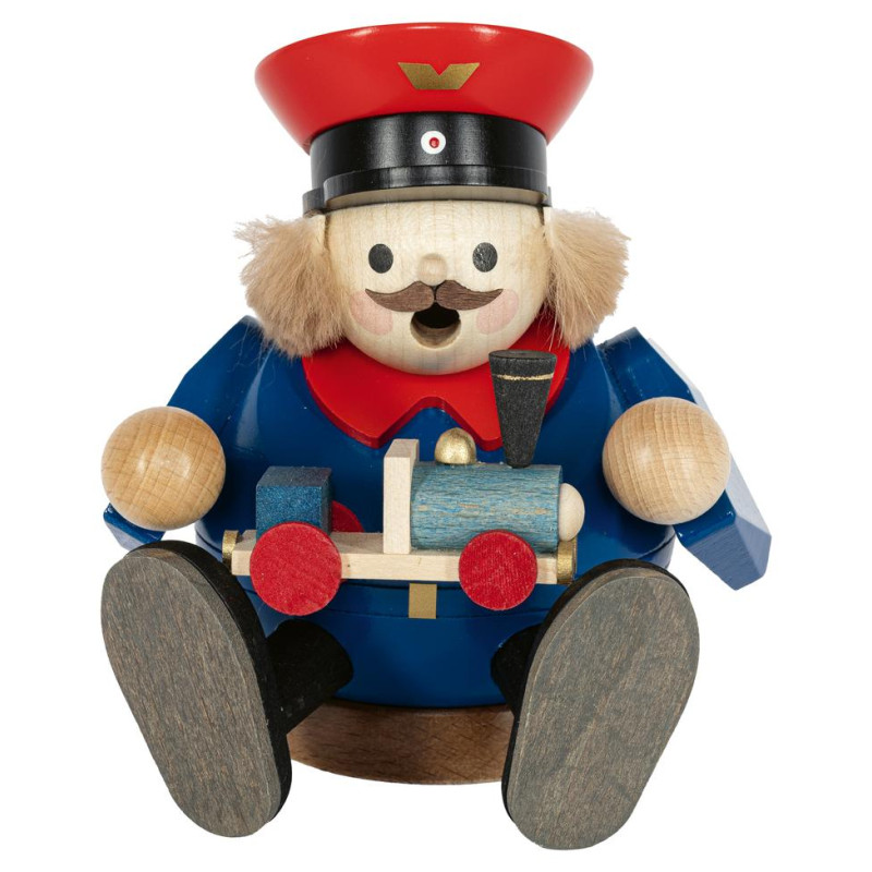 Rauchmann Modellbahnfreund sitzend 13cm